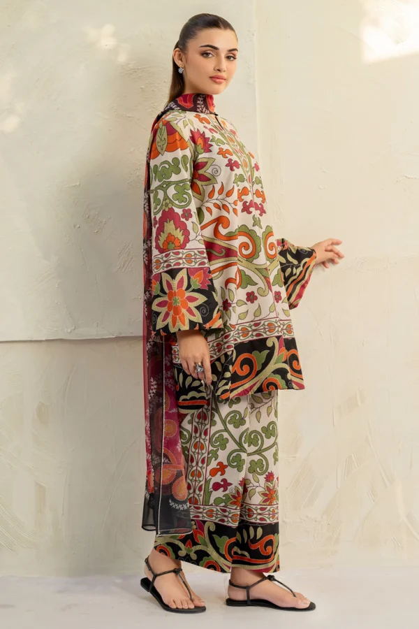 Unstitched Summer EMBROIDERED LAWN USE