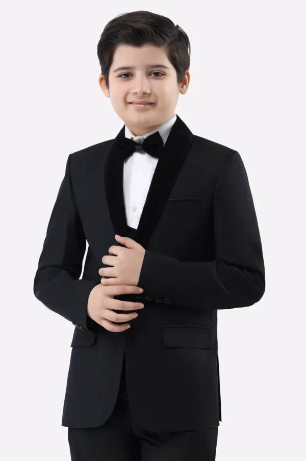 Boys Black Suiting  Boys